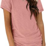 Shirts for Women Summer Spring Tops Short Sleeve Oversized T Shirts Fashion Basic Casual Tee Clothes 2026 Trendy